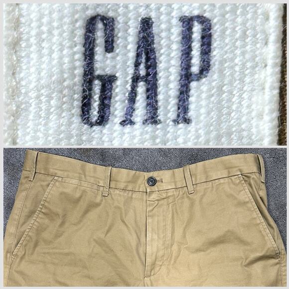 GAP Other - Gap Men 36X29 Straight 8.5" Leg Clean Khaki Color, Cream Caramel Fall'16 Chinos